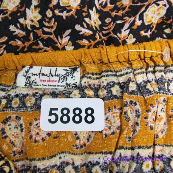 NEW Free People Intimately Bali‎ Mariposa Mini Slip, Black Combo, size S - Picture 12 of 16